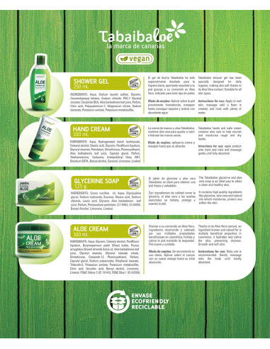 COMPLETE CARE SET WITH CANARIAN ALOE VERACREAM,...