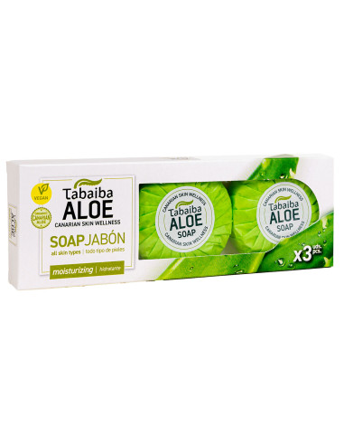 TABAIBALOE ALOE VERA SOAP SET - 3 units of 100 g