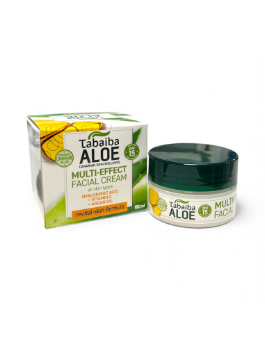 CREMA FACIAL MULTI EFFECT DE ALOE VERA, ARGÁN,...
