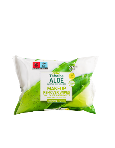 TOALLITAS DESMAQUILLANTES CON ALOE VERA - 25...
